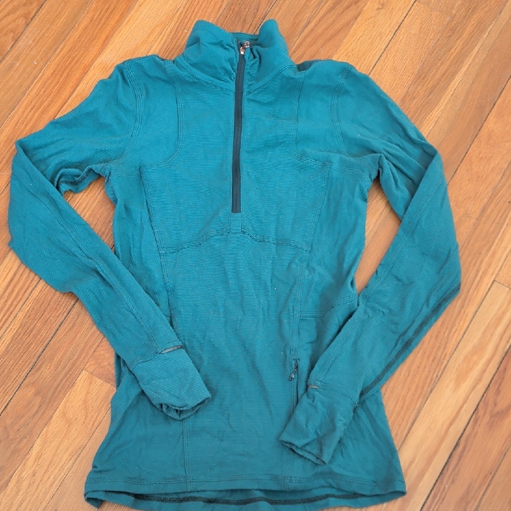 Women's Teal Long Sleeve Top